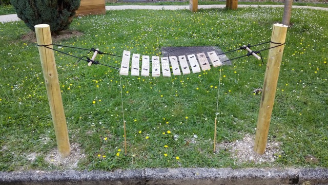 instrument de musique de plein air décoration ludique intéractive pour jardin thérapeutique